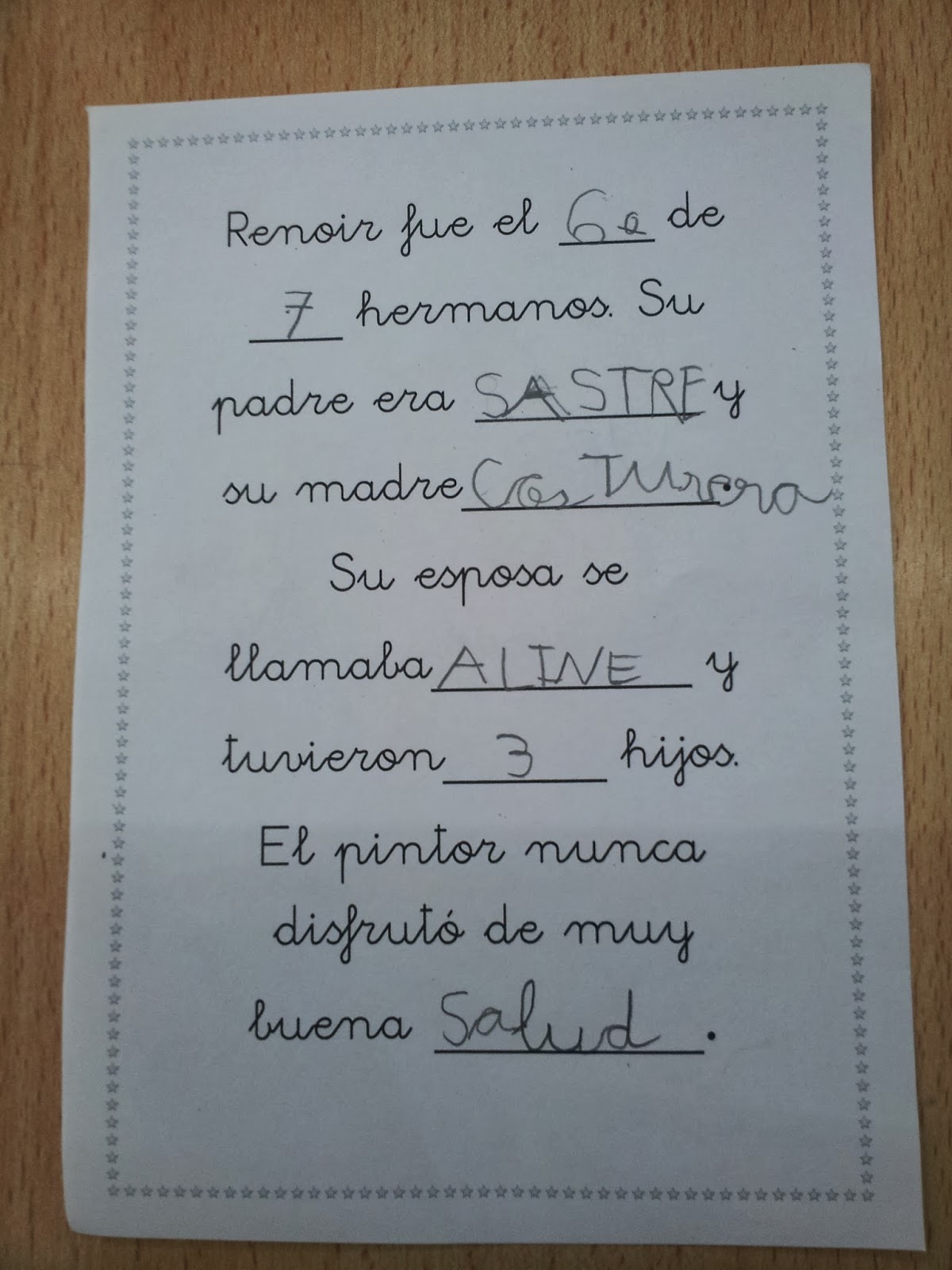 Trabajando En Educaci U00f3n Infantil Renoir 2 Un Poco De Su