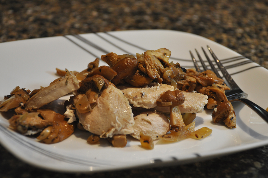 Stealth Cooking Chicken with Chanterelles and White Wine