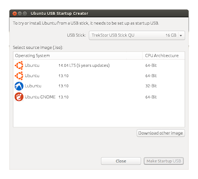 Ubuntu USB Startup Creator mockup