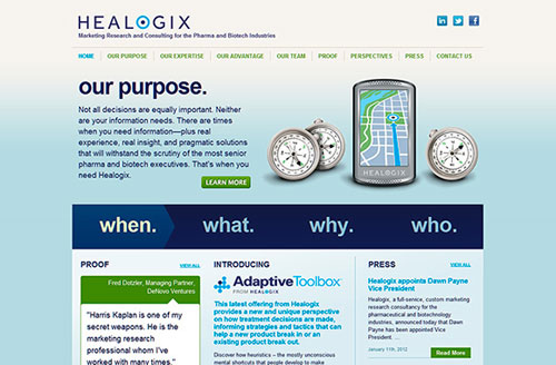 website navigation