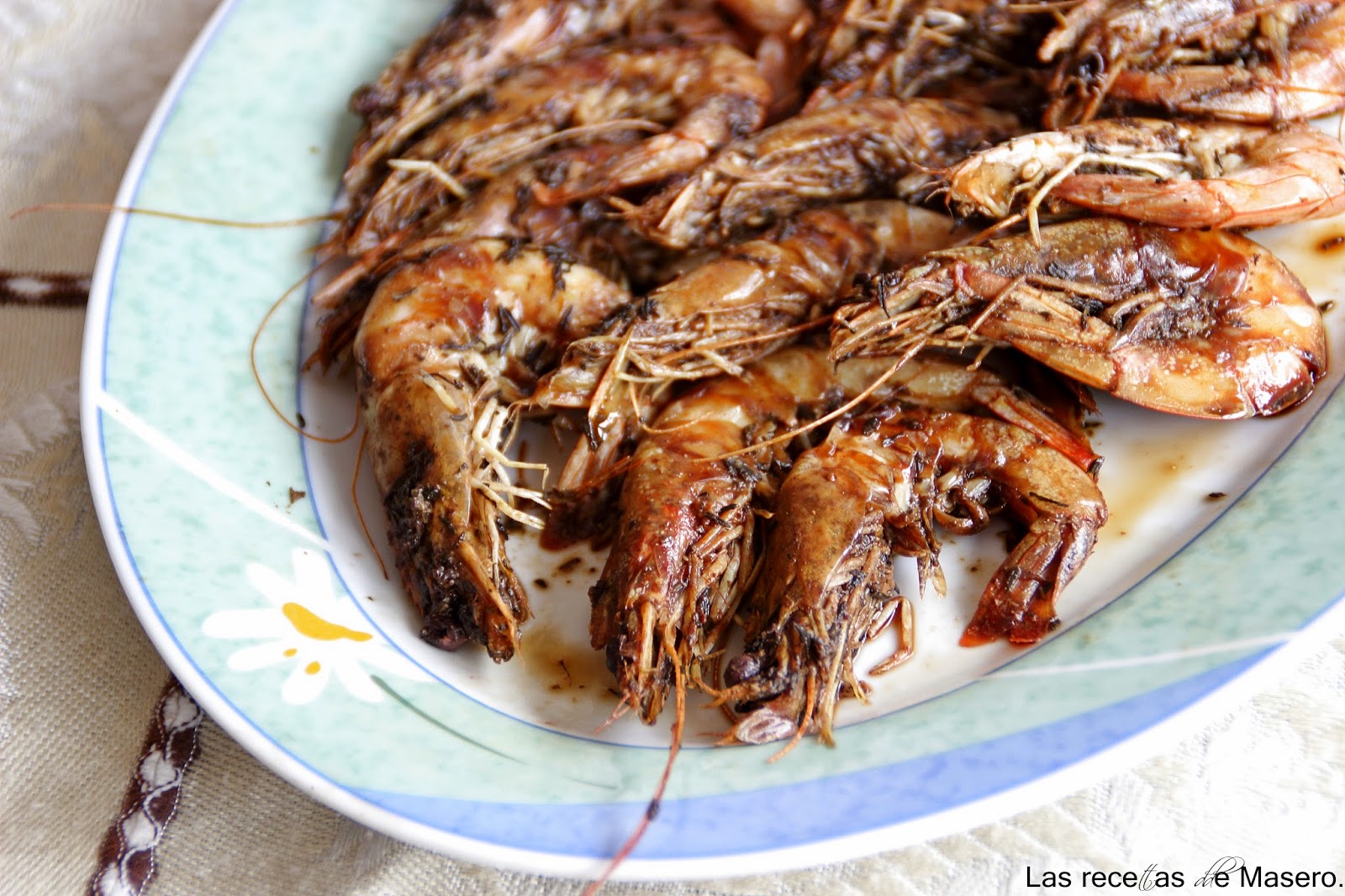 Langostinos Al Horno
