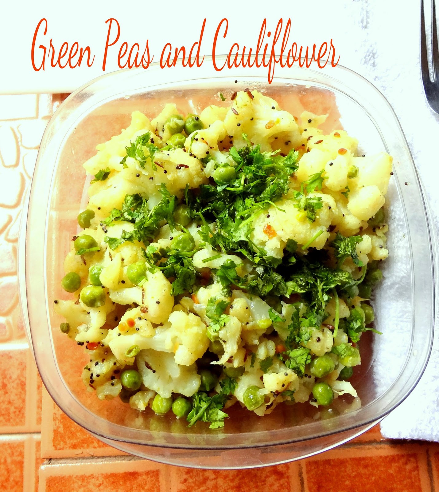 Green Peas And Cauliflower