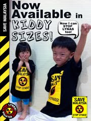 Save Malaysia, Stop Lynas! Merchandises