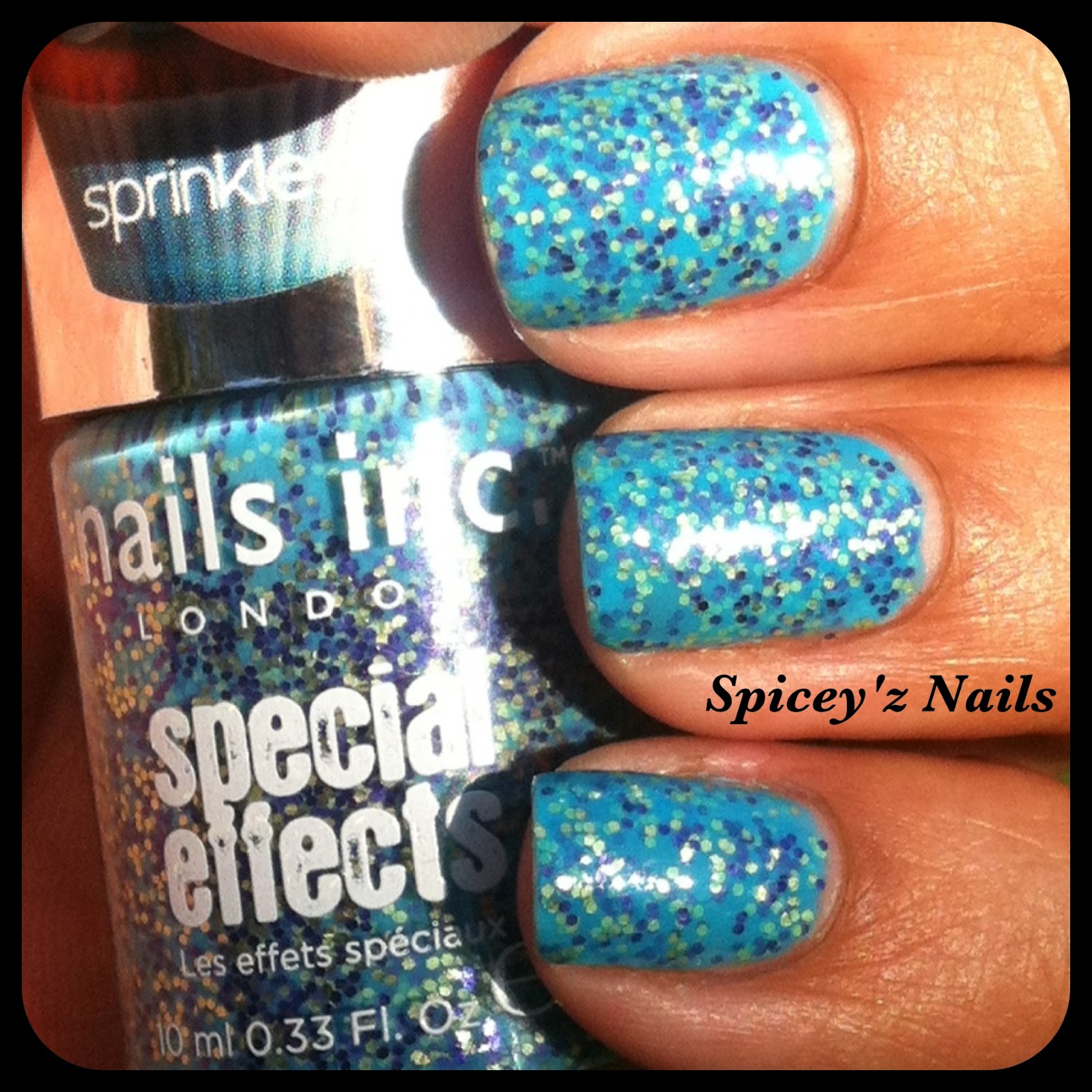 Spicey'z Nails Glue Base Coat for Easy Glitter Removal