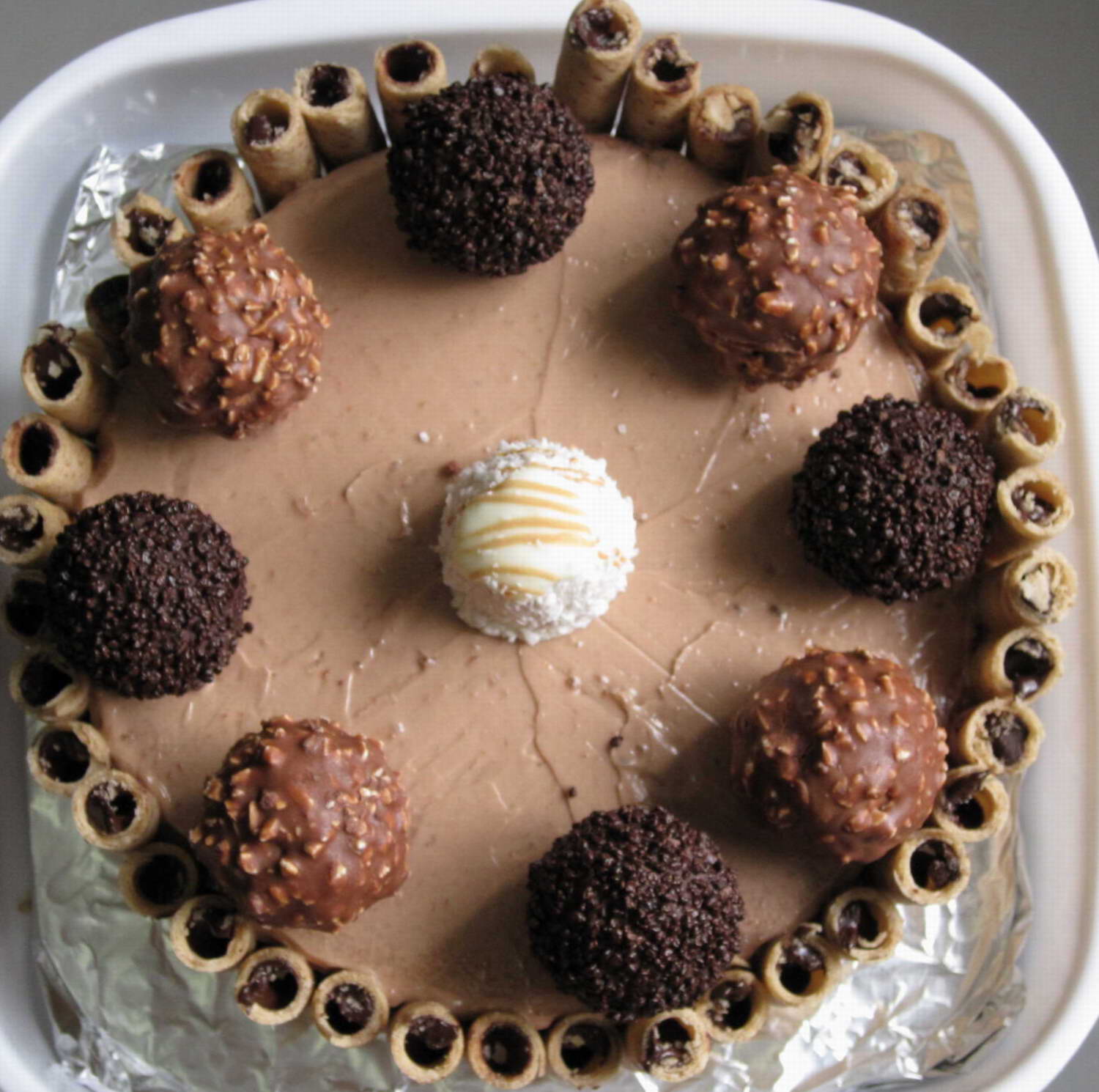 Blessed Homemaker Ferrero Rocher Nutella Chocolate Cake