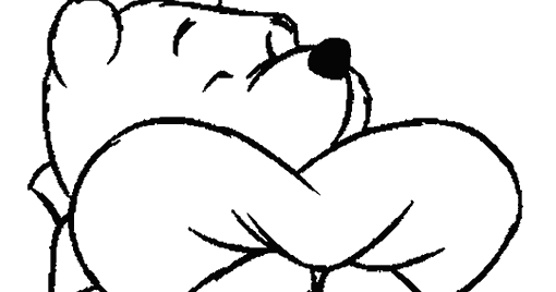 Kids Coloring Pages Winnie The Pooh Heart Pillow Coloring Pages