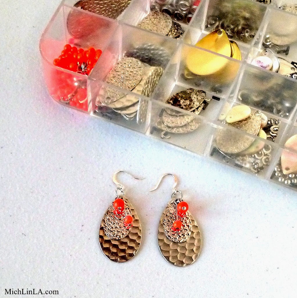 Mich L. in L.A.: Vintage Fishing Tackle Earrings