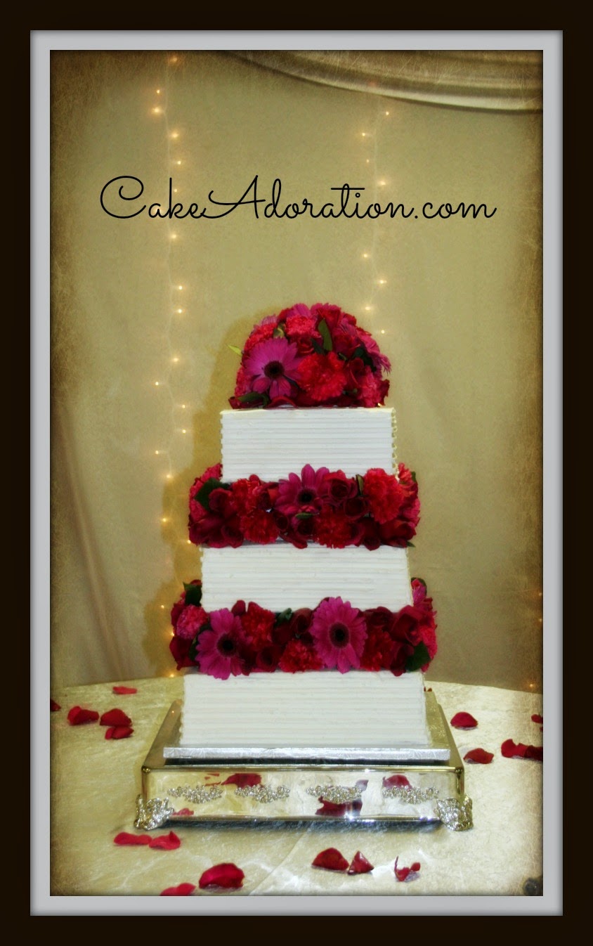 cake adoration wedding cake