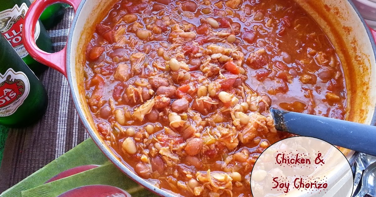 Castellon's Kitchen Easy Chicken and Soy Chorizo Chili