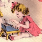 Dibujo  infantil antiguo