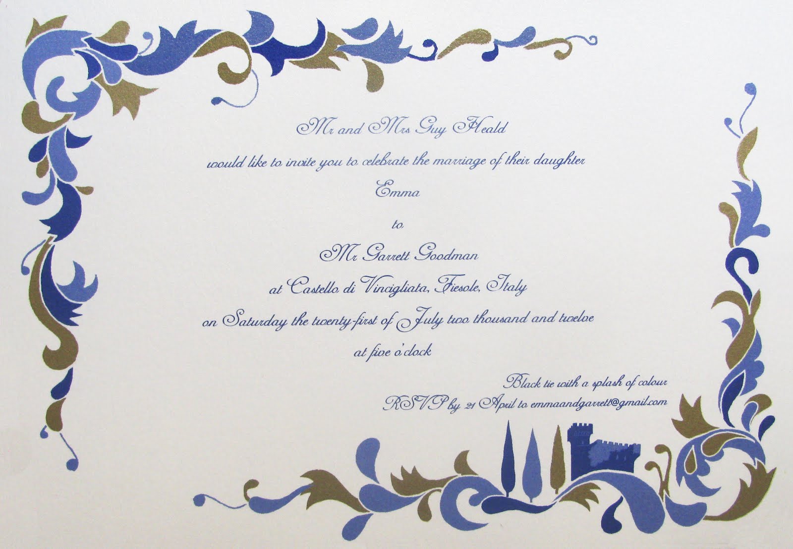 Wedding Invitation Design