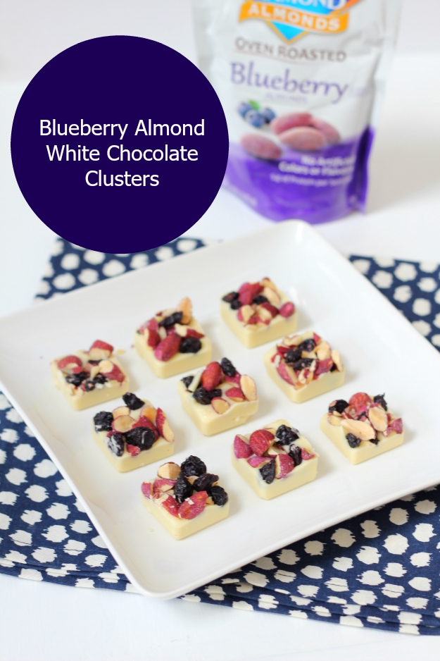 Your Southern Peach Blueberry Almond White Chocolate Clusters