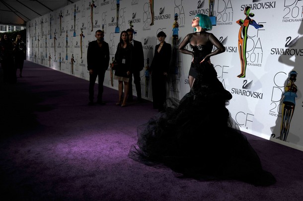 lady gaga 2011 cfda. Lady Gaga attends the 2011