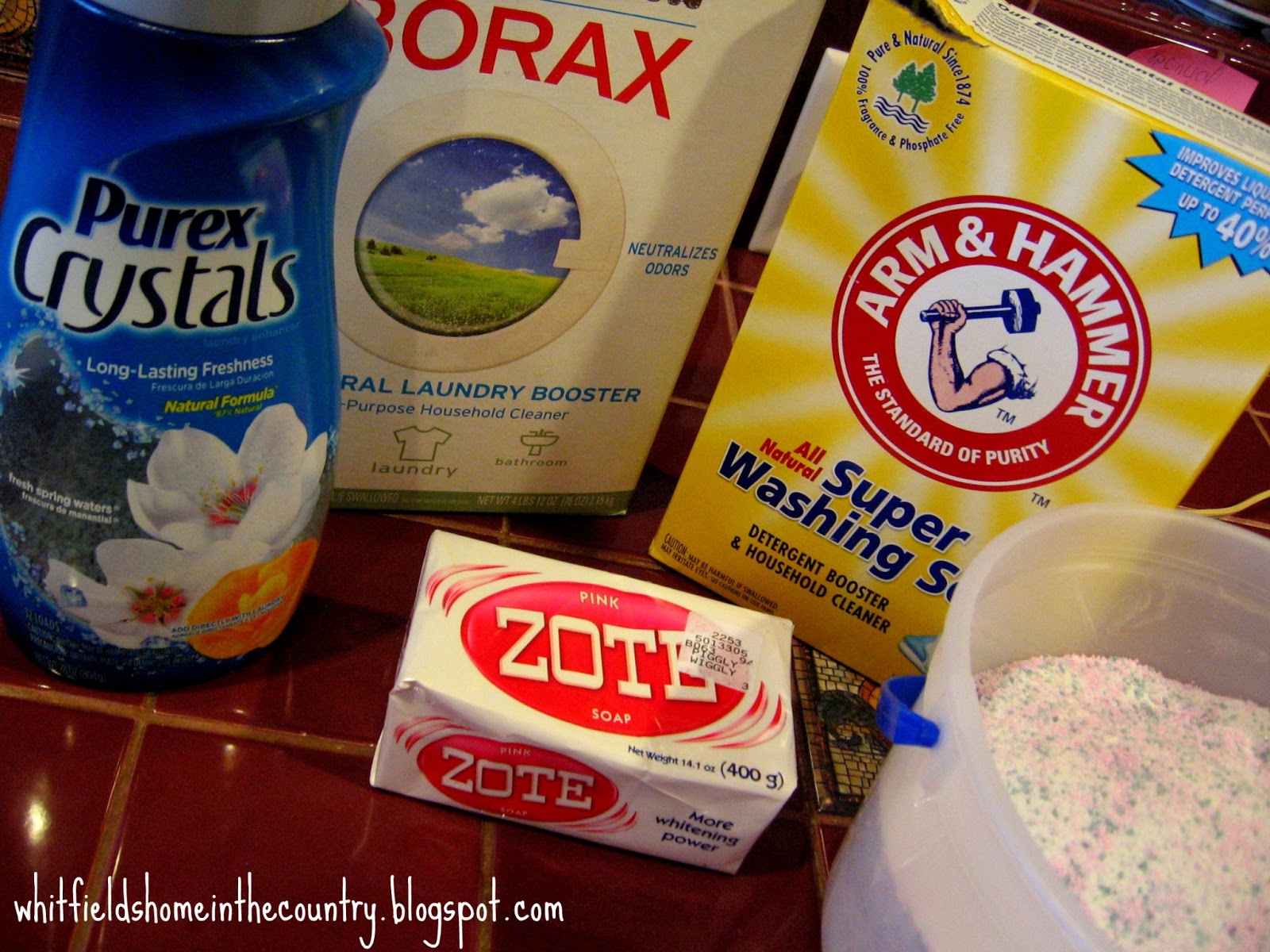  Whitfield's Home ♥ In The Country Homemade Powdered Laundry