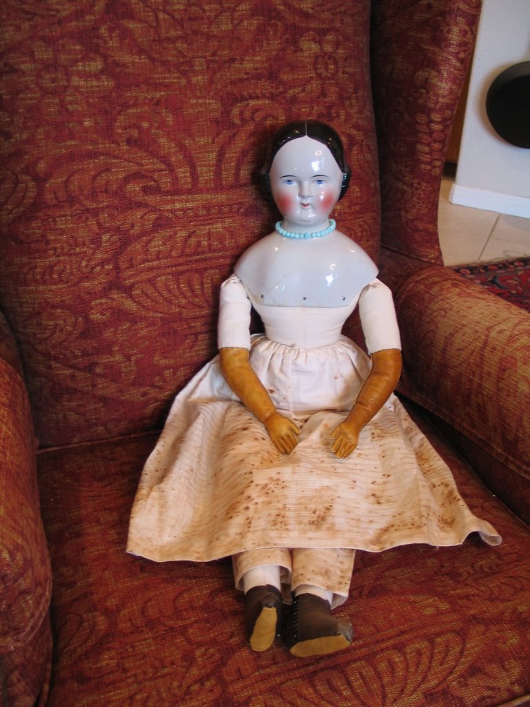 My Red Cape Antique dolls offered