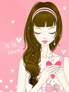 GAMBAR KARTUN KOREA cANTIK JATUH cINTA Gambar Anime Korea I Love You Animasi Bergerak Lucu ...