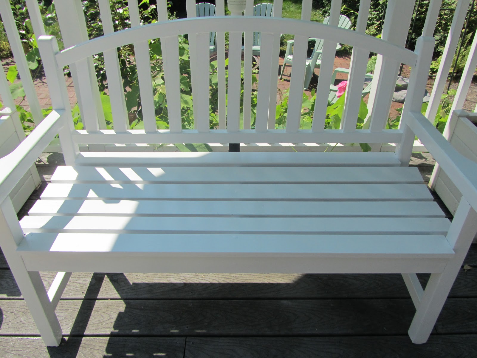 Creative Savv Painting The Garden Bench