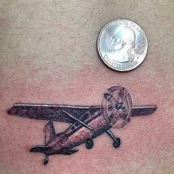 Adventurous Planes and Aviator Tattoos Adventurous Planes and Aviator Tattoos