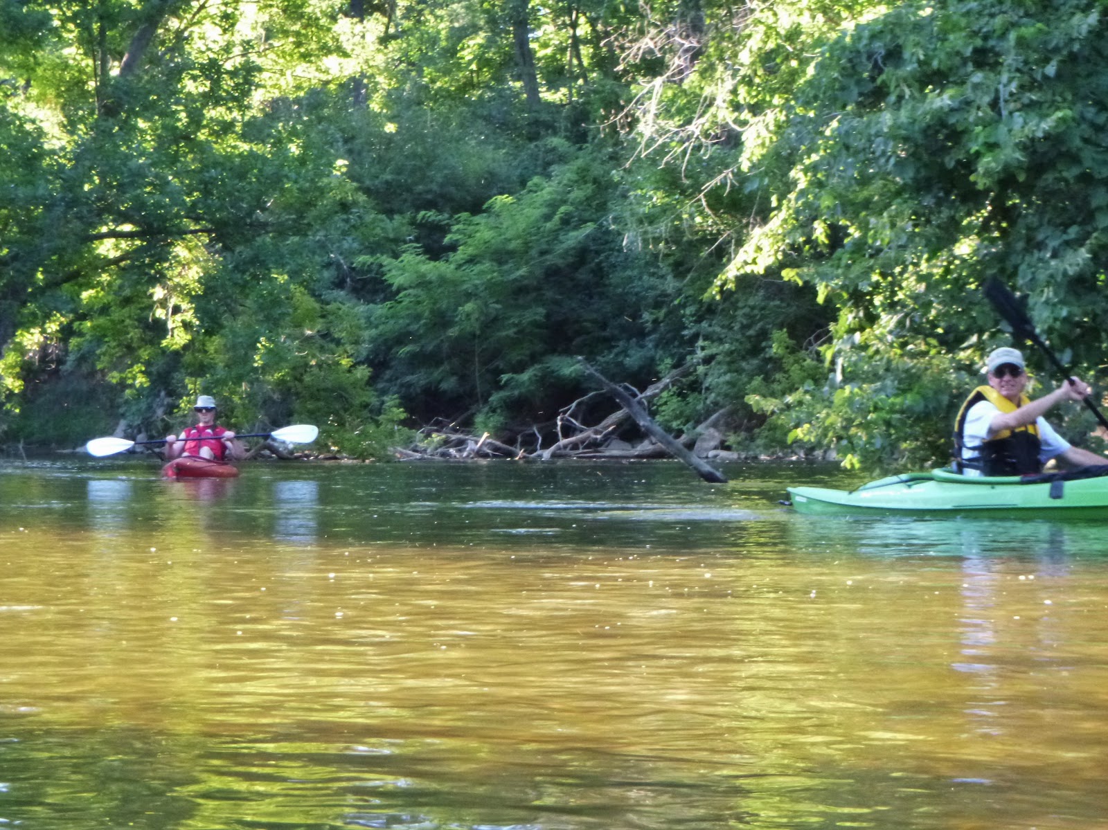 Kayaking Waupaca Area Waters August 2012