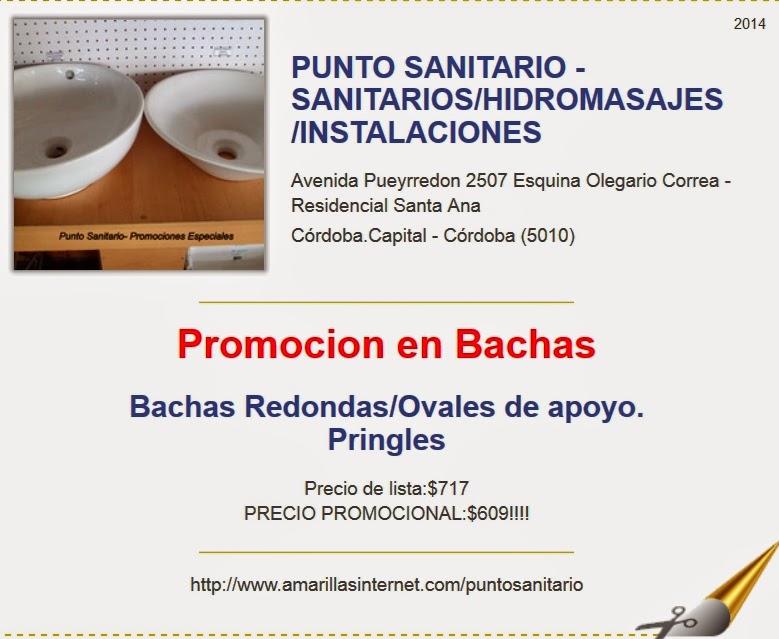 promoción en bachas sanitarios