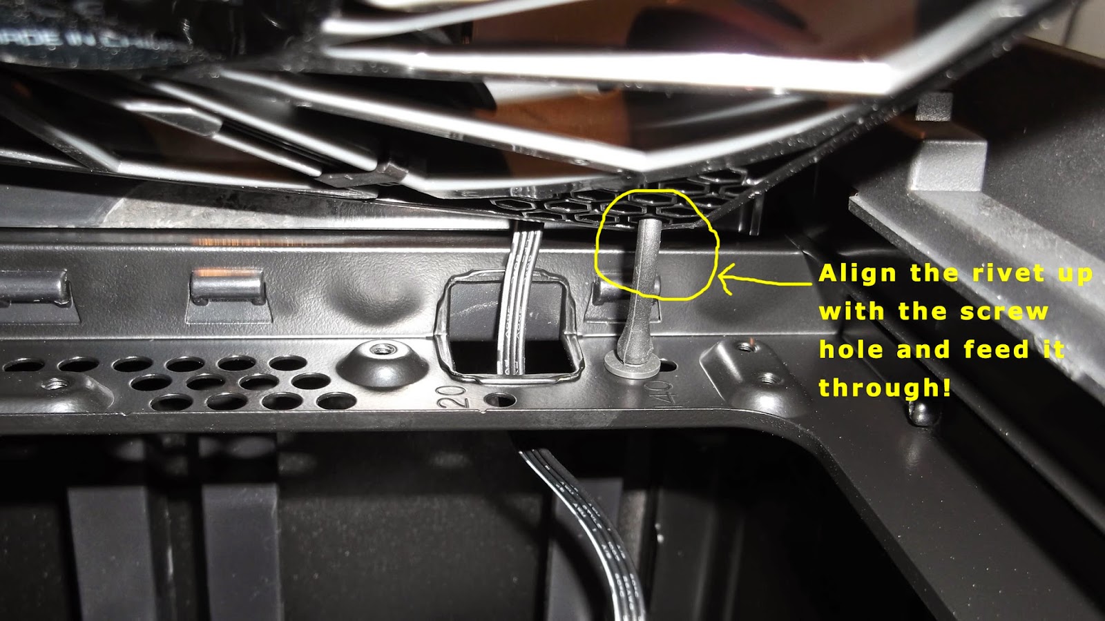 Computer Help Blog How to install antivibration rubber rivets for any