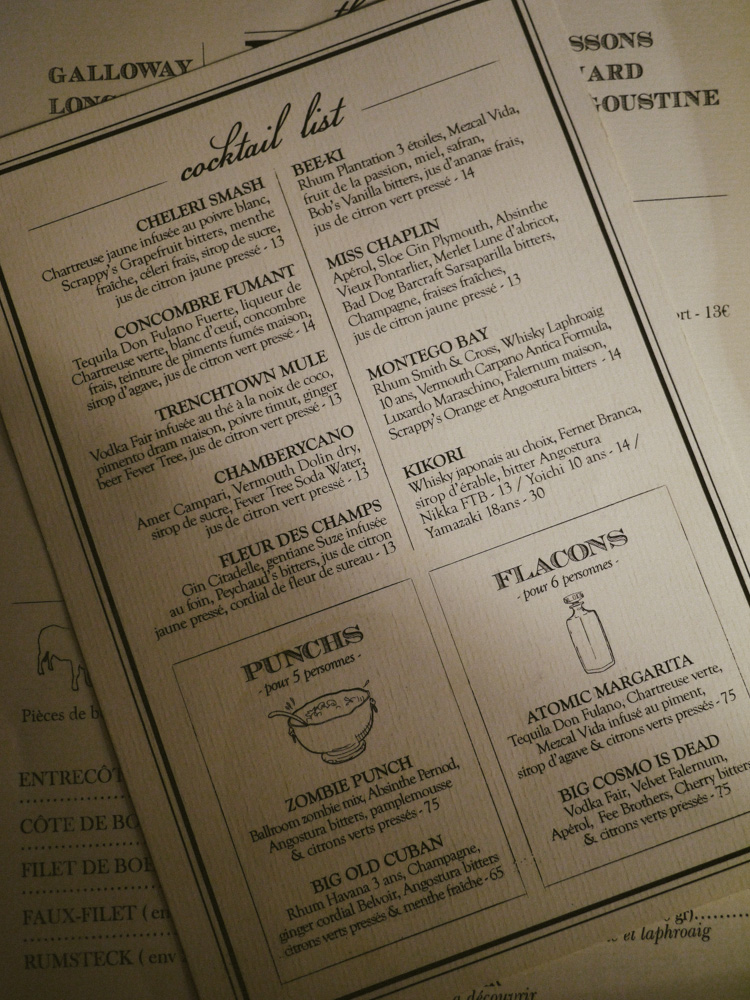 Beef Club, Paris The Londoner