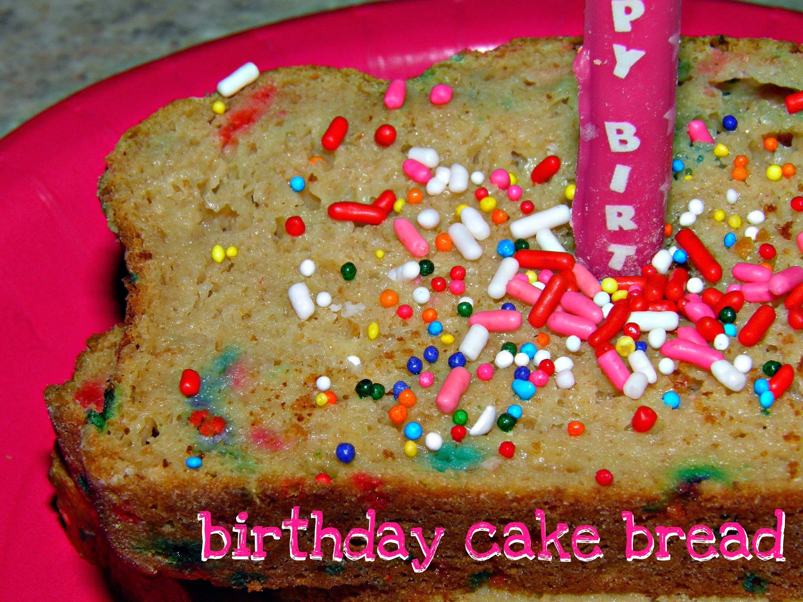 Bliss Birthday Cake Bread