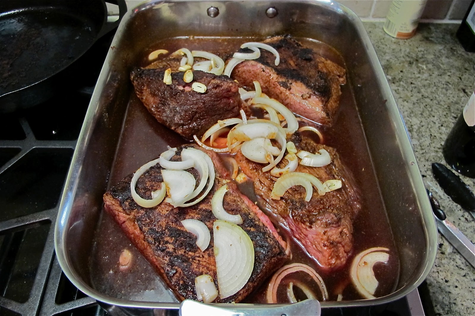 delicious wife oven braised brisket...super easy, super juicy!