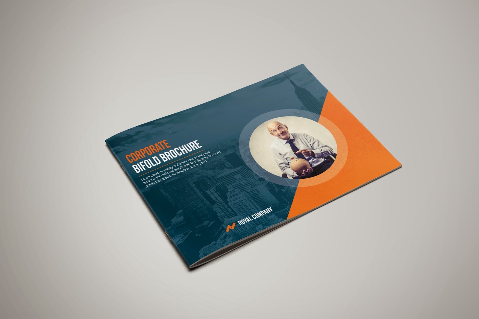 graphicwind 8 pages landscape corporate brochure