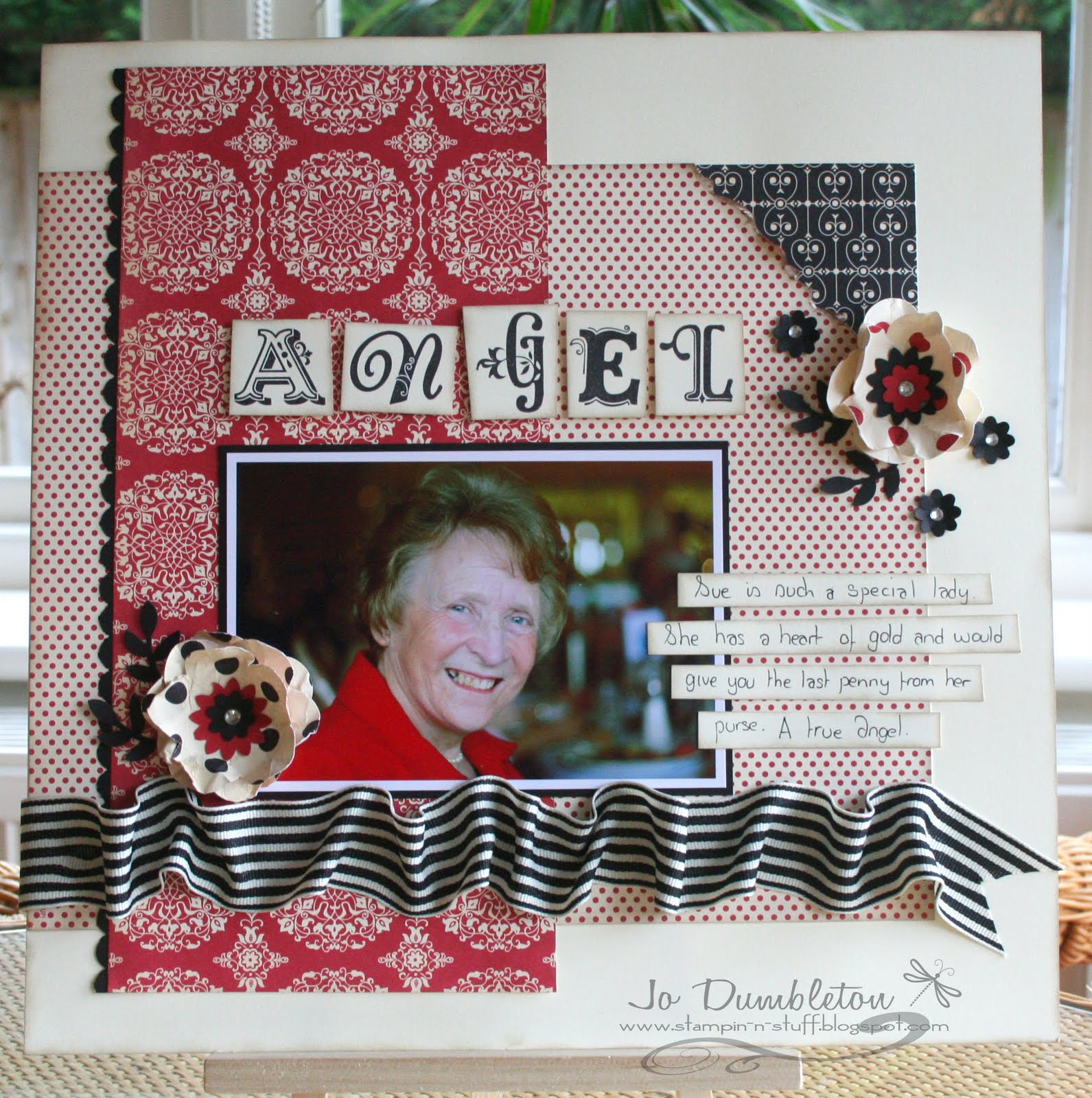 Stampin' 'n Stuff Scrapbook Club layouts