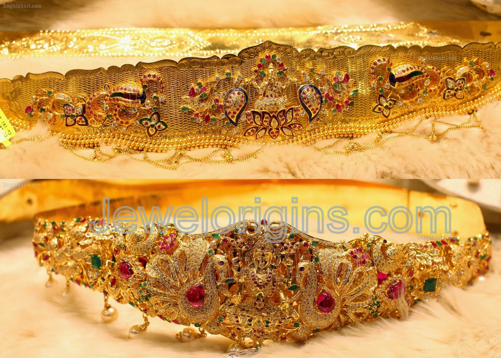 Latest Vaddanam Designs Designer Gold and