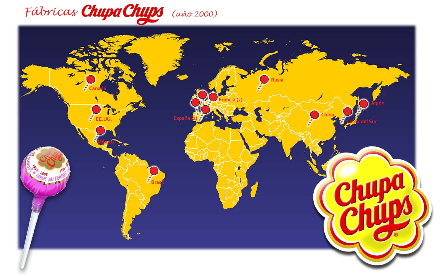 s a chupa chups Lo podemos decir bien orgullosos: chupa chups® es la primera, y única, marca de caramelos en llegar al espacio y dar la vuelta a la tierra. s a chupa chups Lo podemos decir bien orgullosos: chupa chups® es la primera, y única, marca de caramelos en llegar al espacio y dar la vuelta a la tierra.