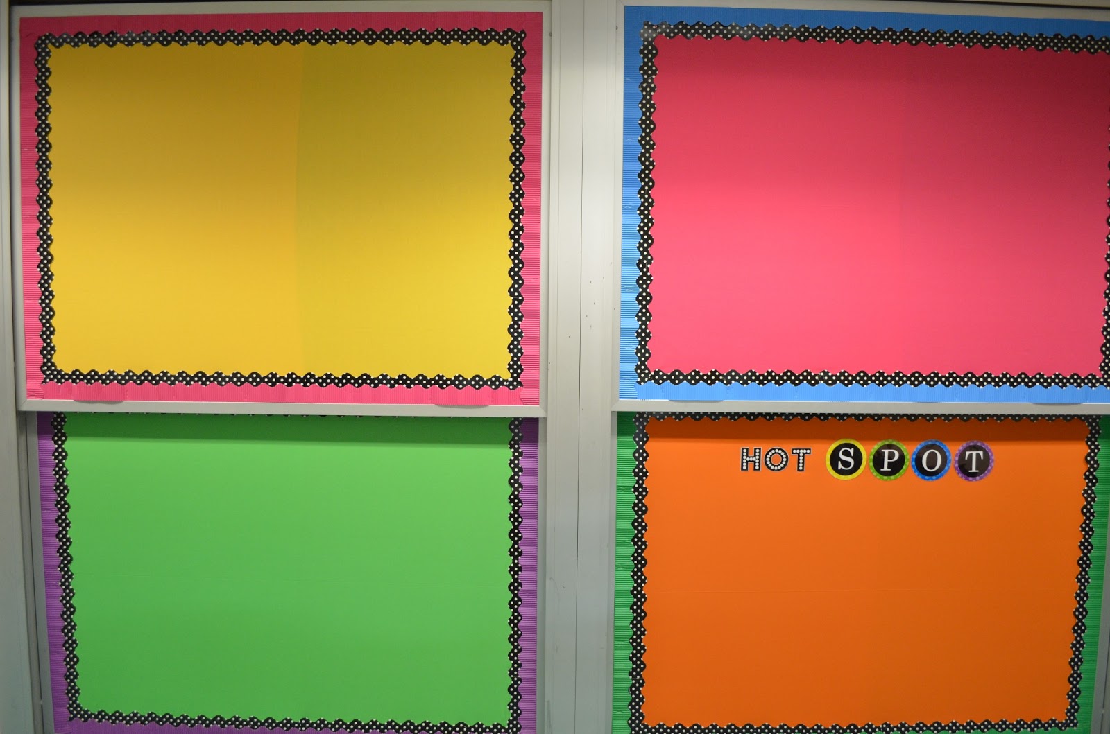 Black and White Polka Dot Bulletin Board Borders Ideas For Home Design And Interior