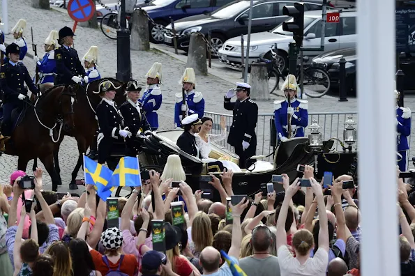 Prince Carl Philip and Princess Sofia (yes, Princess Sofia!, Royal title is now HRH Princess Sofia, Duchess of Värmland). 