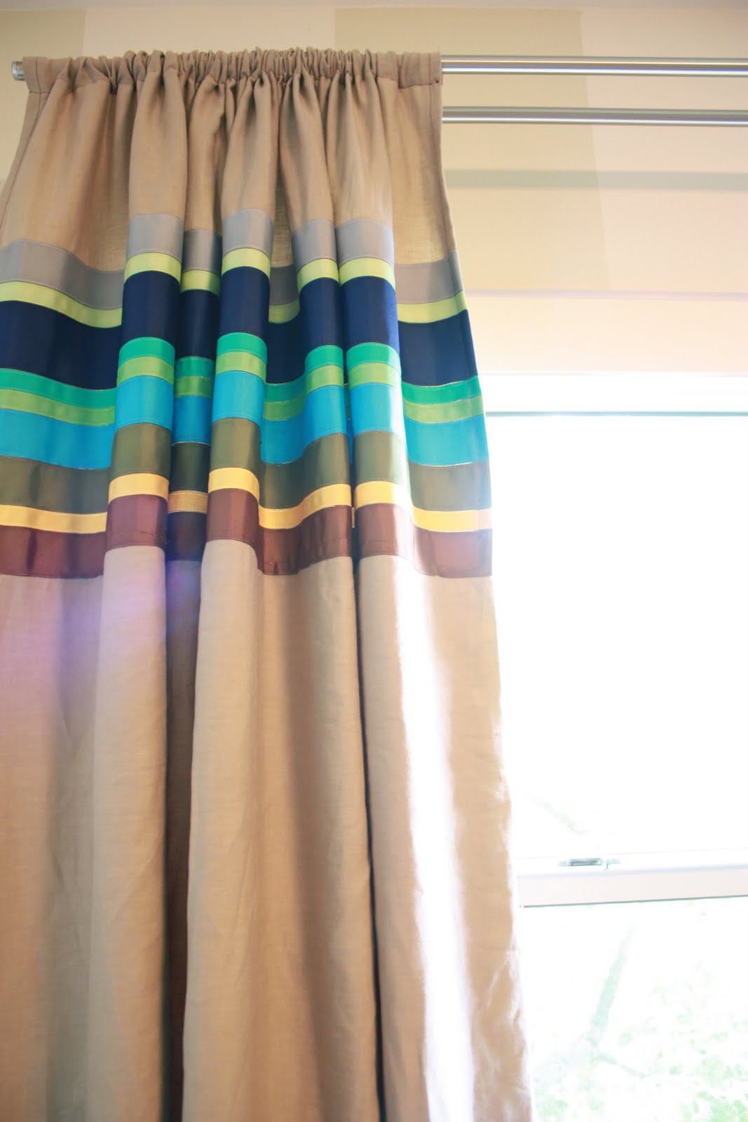Grosgrain Ribbon Curtains Live Free Creative Co