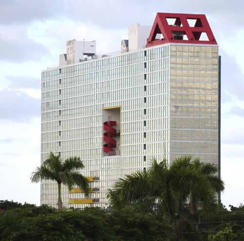 The Atlantis Condominiums, Brickell Avenue, Miami, Florida, USA, 1980