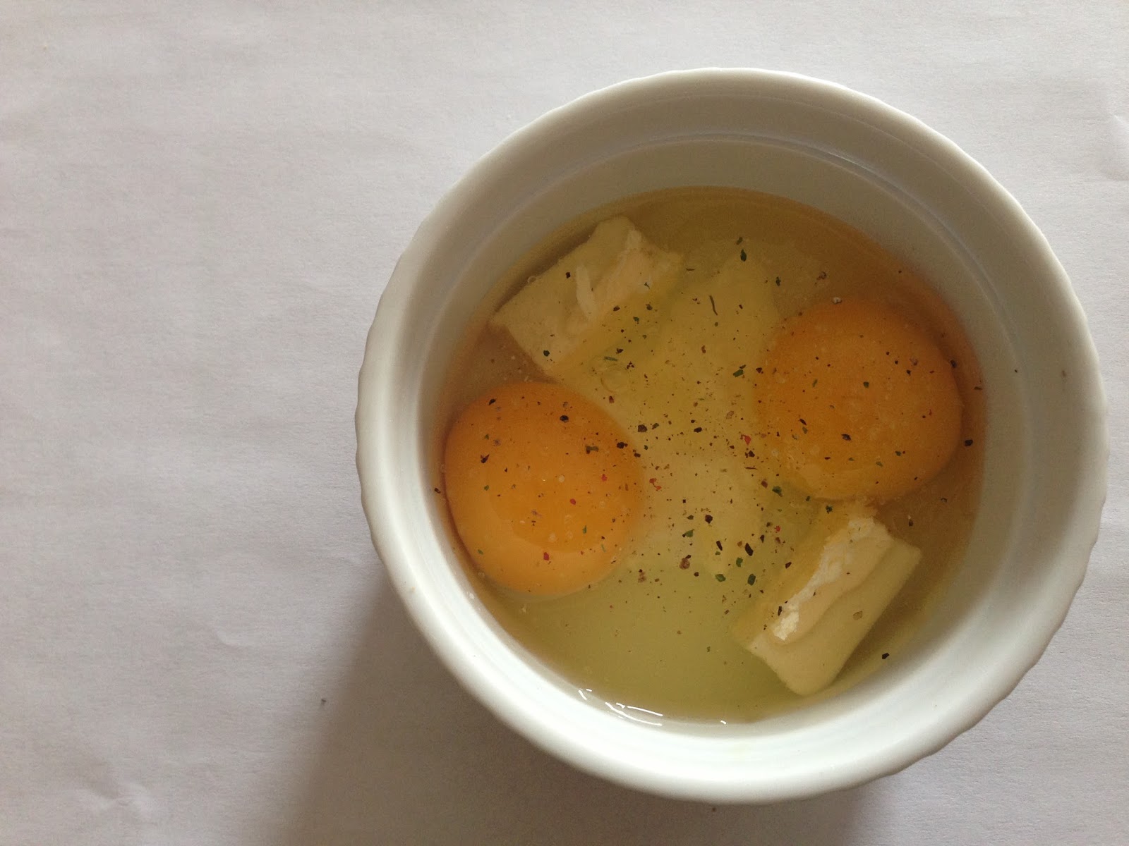 Simply Pixie Basil & Cream Parmesan Baked Eggs