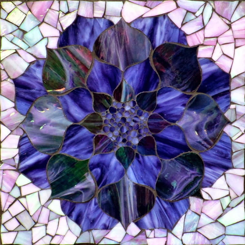 Kasia Polkowska Art Mosaic Flower Series