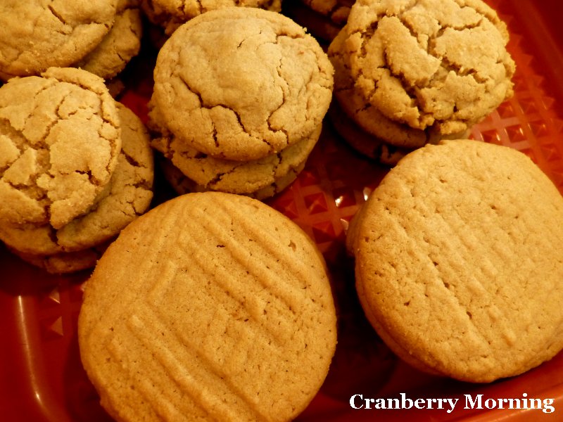 Cranberry Morning GF Peanut Butter Cookies Recipe