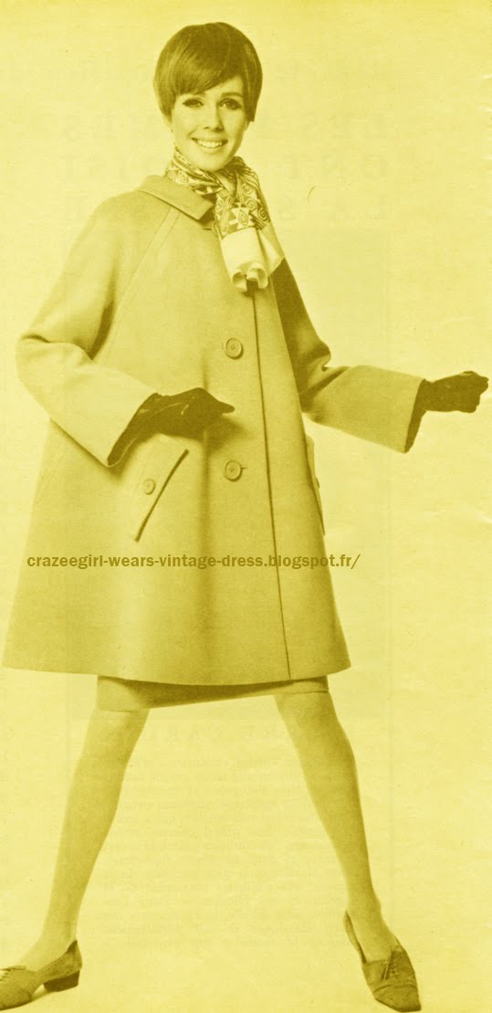 1966 Christian Dior coat 60s 1960
