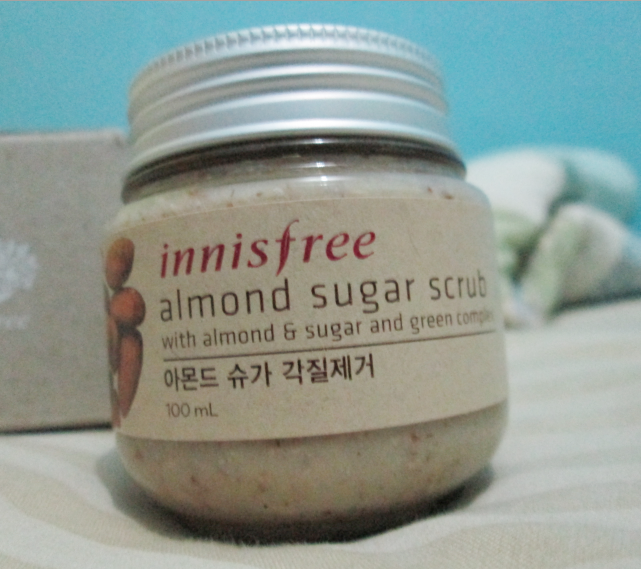 REVIEW Innisfree Almond Sugar Face Scrub ms.rhea's