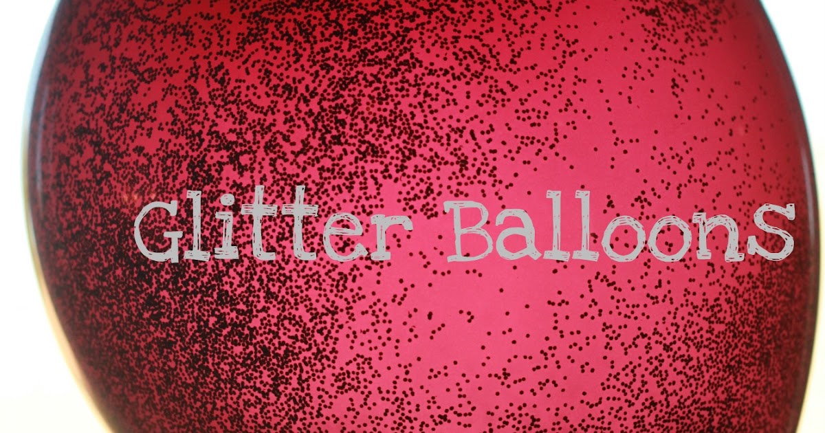 Domestic Charm Glitter Balloons