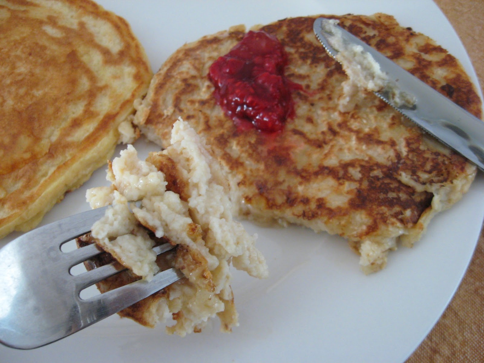 Anthea's eats tofu pancakes