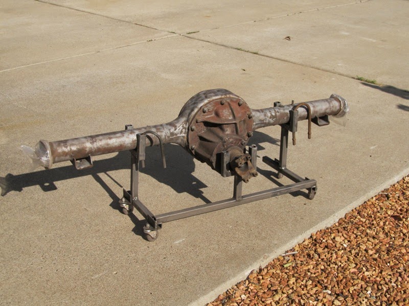 Rear Axle cleaning, painting, and reassembly