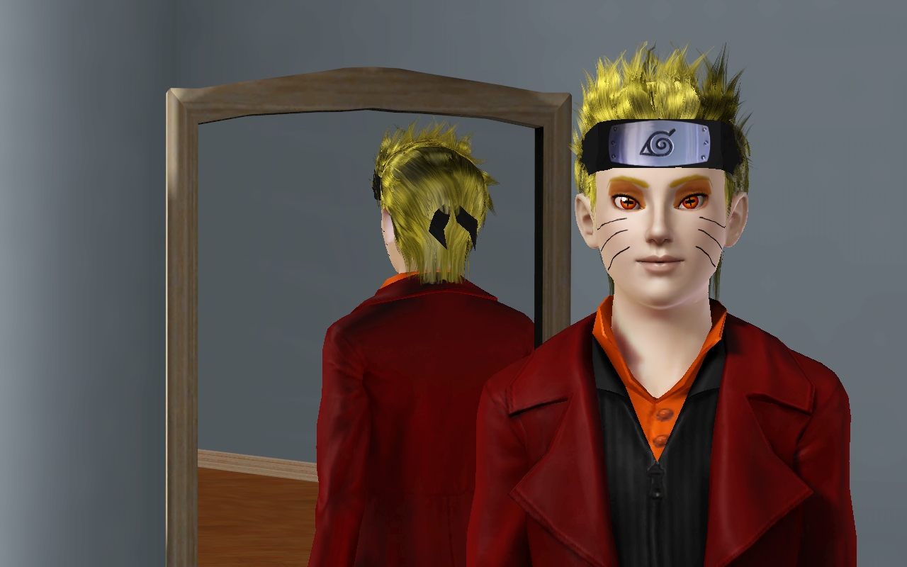 NG Sims 3: Naruto's Senjutsu and Senjustsu Kyubi Eyes (MakeUp)