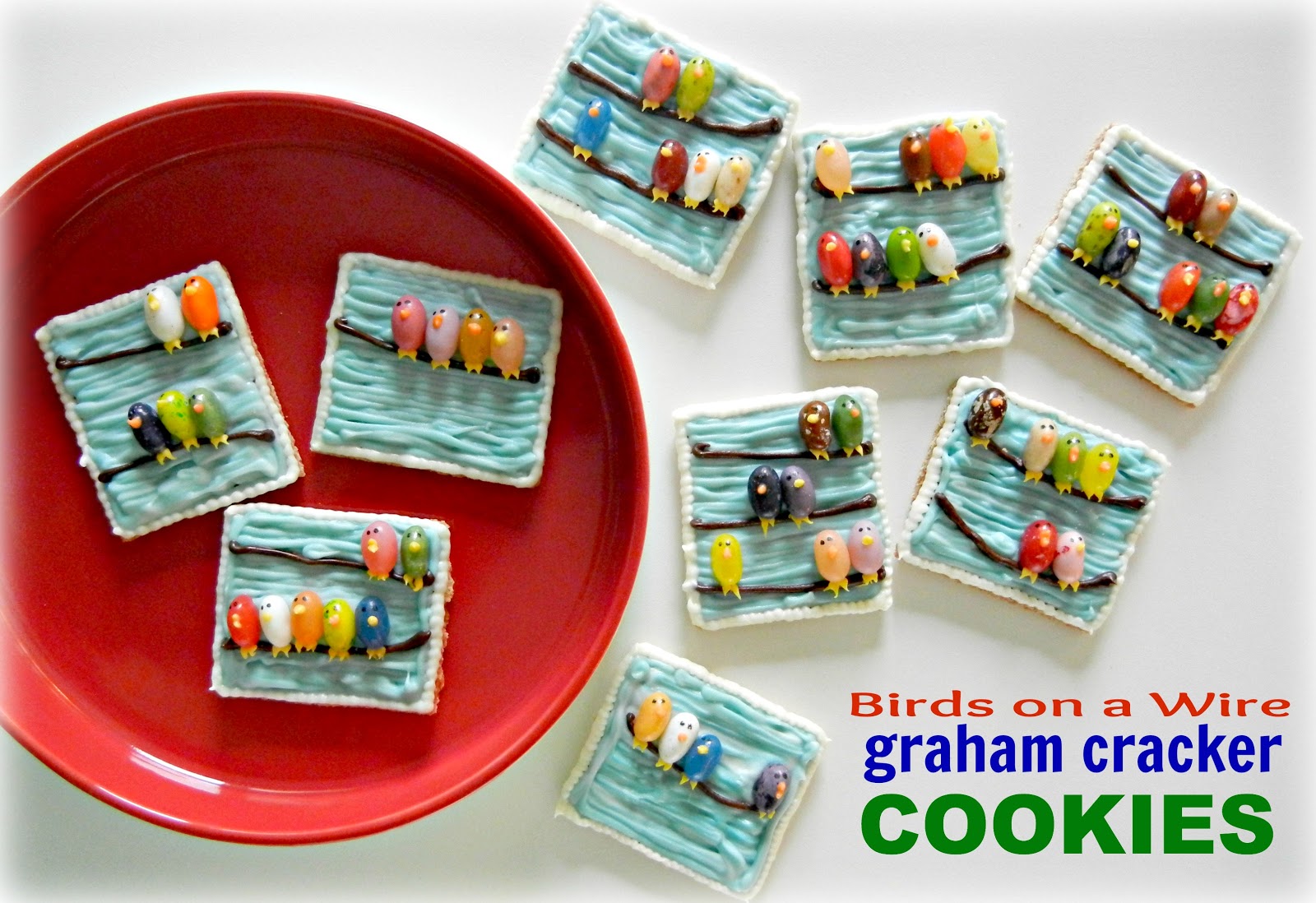 Sugar Swings! Serve Some Birds on a Wire Graham Cracker Cookies...!
