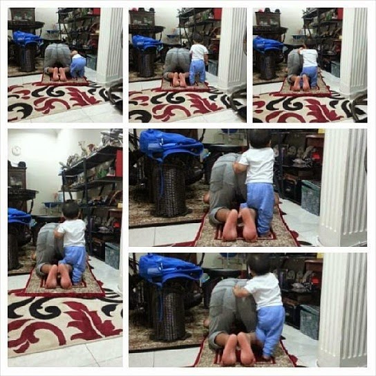 Luahan isteri bila Johan Raja Lawak sujud terlalu lama ketika solat