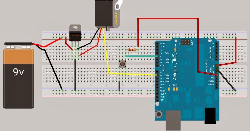 Arduino Projects Servomotor with Position Recall