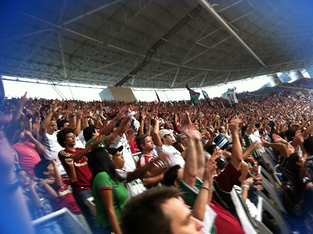 Torcida do Fluminense no Engenhão/Foto: Marcelo Migliaccio