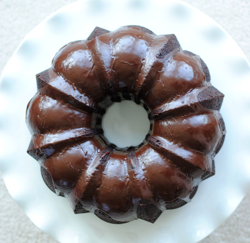 Leanne bakes Spiced Rum Chocolate Bundt Cake